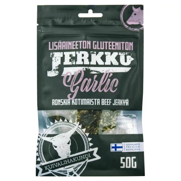 Beef Jerky Garlic 50g