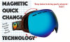 Humps Optics Polarized Snowboard Bubble Frame Googles Blackcomb-8