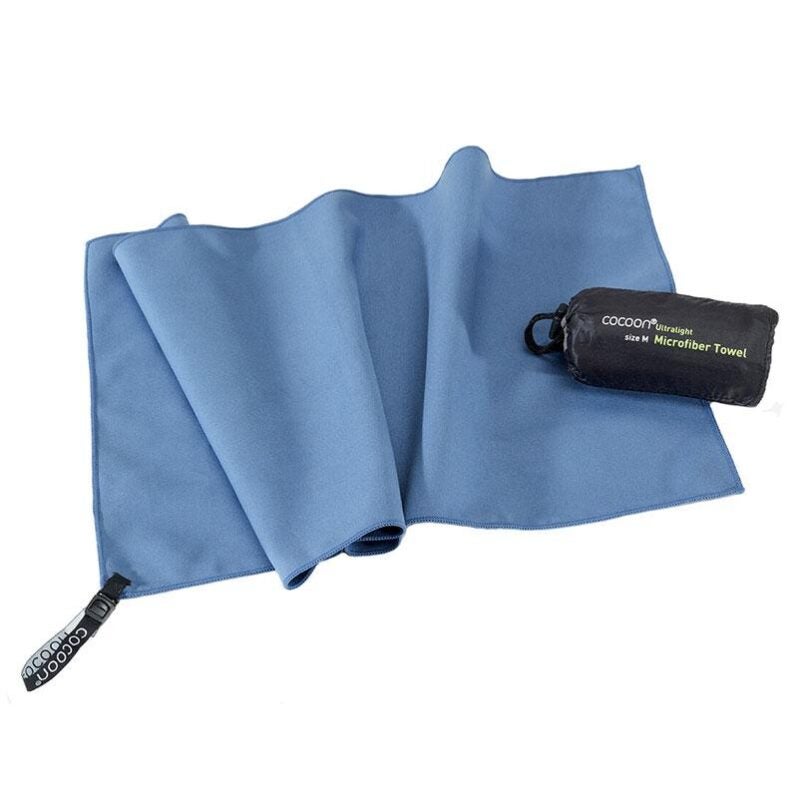 Cocoon-Ultralight-Microfiber-Towel—S,-Fjord-blue