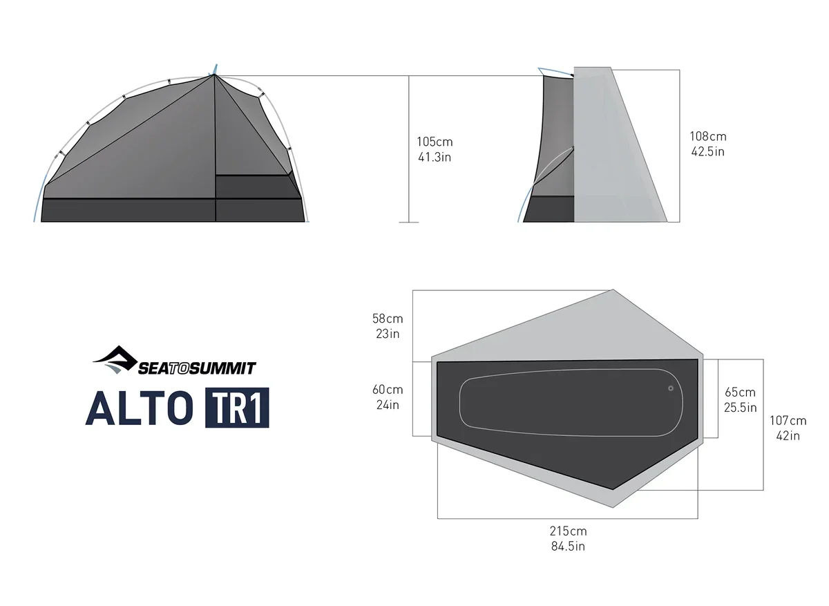Alto-OnePerson-Ultralight-Backpacking-Tent-Grey-Dimensions-Graphic
