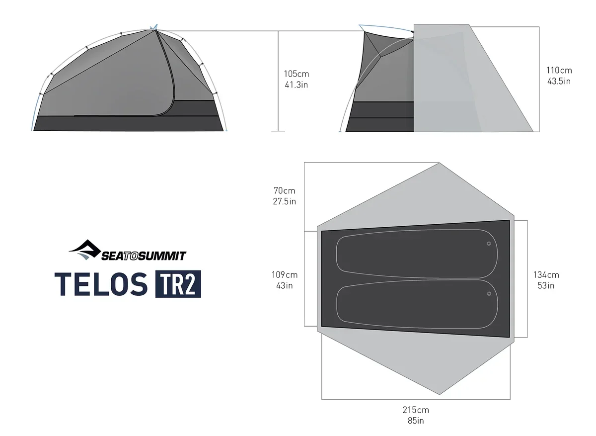 Telos-TwoPerson-Freestanding-Ultralight-Backpacking-Tent-Grey-Dimensions-Graphic